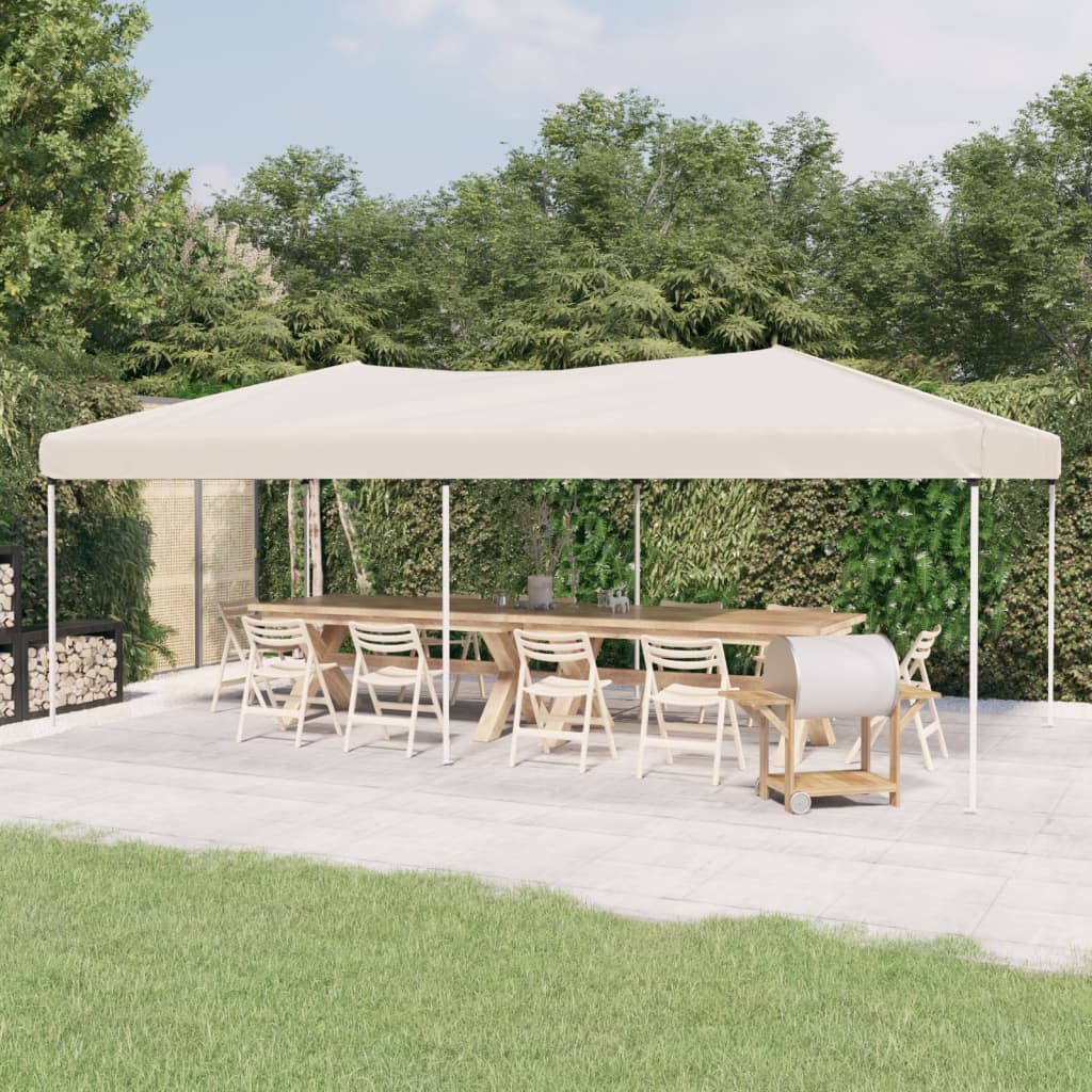 Tenda per Feste Pieghevole Crema 3x6 m 93536