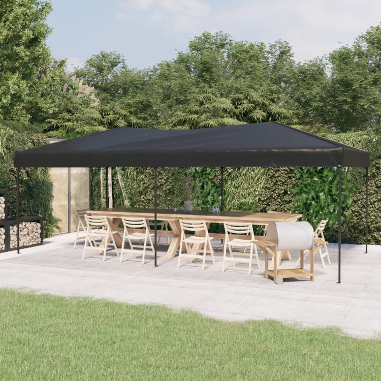 Tenda per Feste Pieghevole Antracite 3x6 m 93537