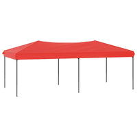 Tenda per Feste Pieghevole Rosso 3x6 m 93541