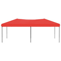 Tenda per Feste Pieghevole Rosso 3x6 m 93541