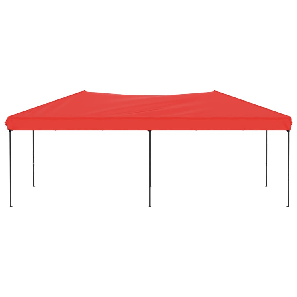 Tenda per Feste Pieghevole Rosso 3x6 m 93541