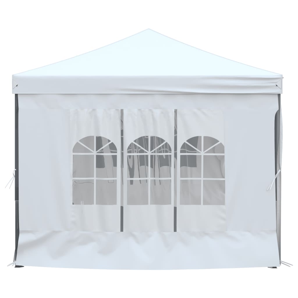 Tenda per Feste Pieghevole con Pareti Laterali Bianco 3x6 m 93545