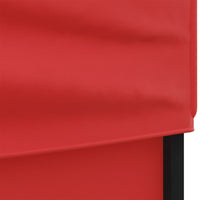 Tenda per Feste Pieghevole con Pareti Laterali Rosso 3x6 m cod mxl 66303