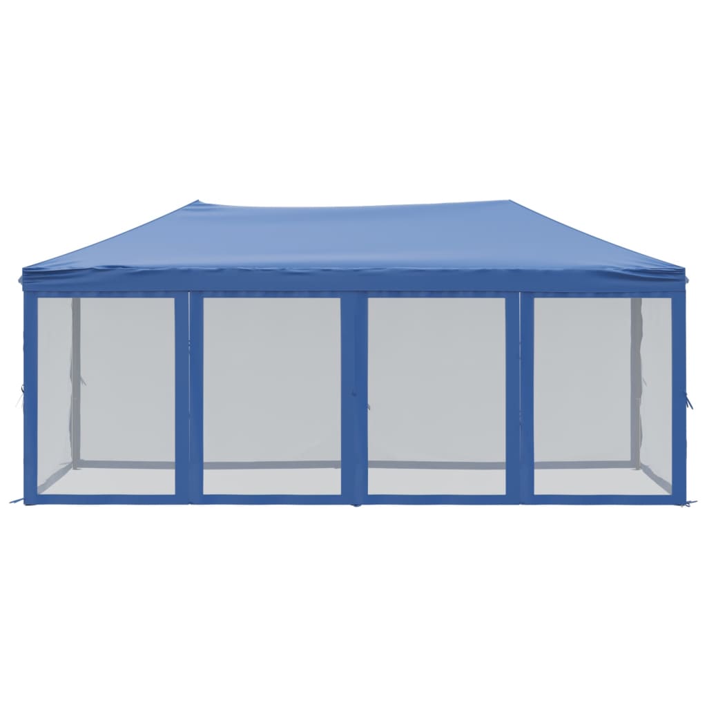 Tenda per Feste Pieghevole con Pareti Laterali Blu 3x6 m cod mxl 65942