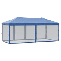 Tenda per Feste Pieghevole con Pareti Laterali Blu 3x6 m cod mxl 65942