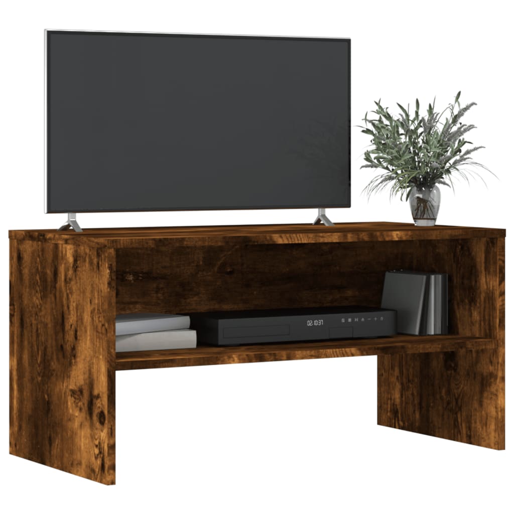 Mobile Porta TV Rovere Fumo 80x40x40 cm in Legno Multistratocod mxl 134736