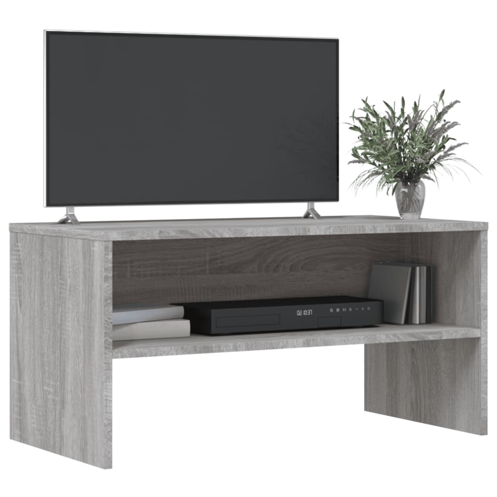 Mobile Porta TV Grigio Sonoma 80x40x40 cm in Legno Multistrato 815235