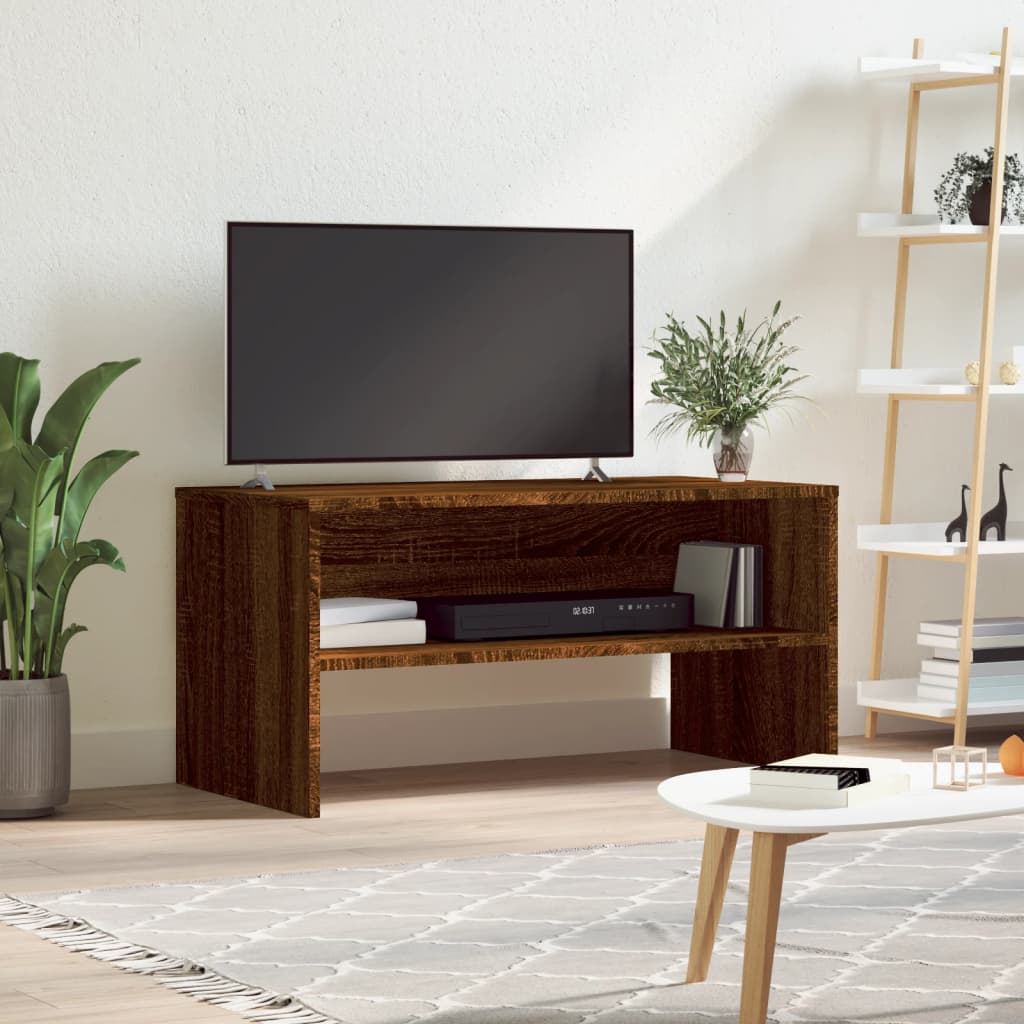 Mobile Porta TV Rovere Marrone 80x40x40 cm in Legno Multistratocod mxl 134737