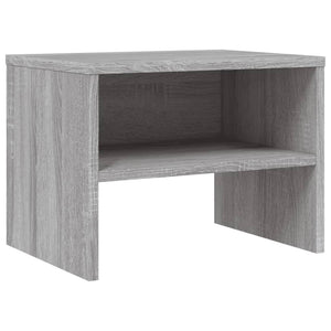 Comodino Grigio Sonoma 40x30x30 cm in Legno Multistrato 815239