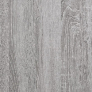 Comodino Grigio Sonoma 40x30x30 cm in Legno Multistrato 815239