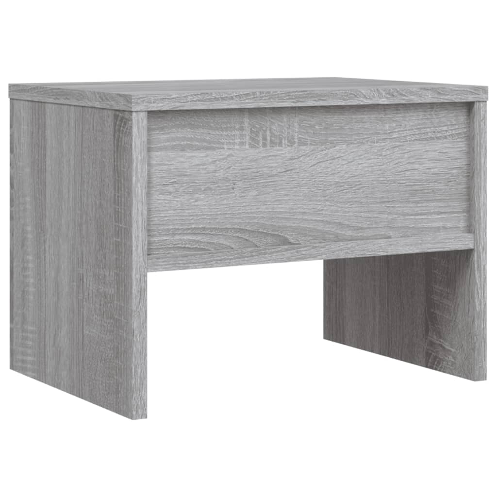 Comodini Grigio Sonoma 2 pz 40x30x30 cm in Legno Multistrato 815240