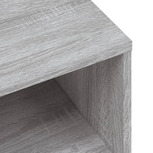 Comodini Grigio Sonoma 2 pz 40x30x30 cm in Legno Multistrato 815240