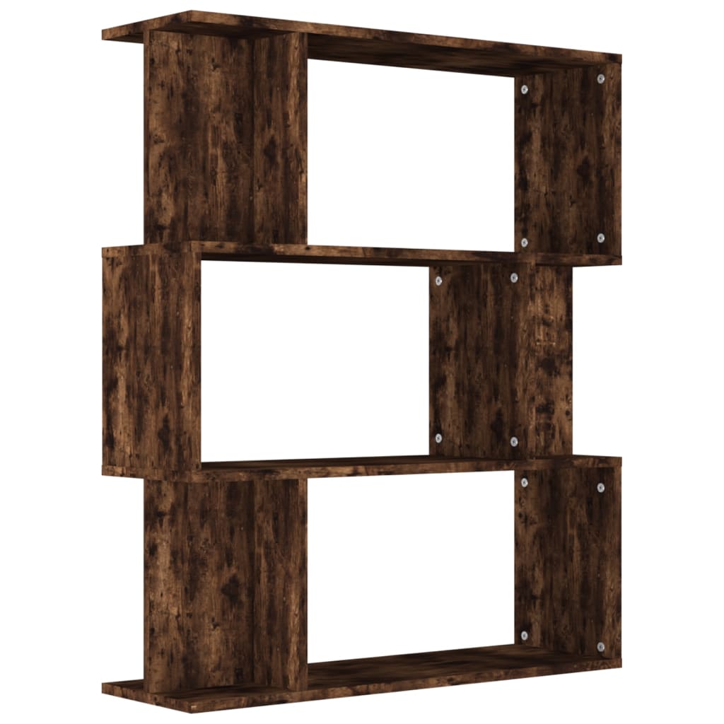 Libreria/Divisorio Rovere Fumo 80x24x96 cm in Legno Multistrato 815243