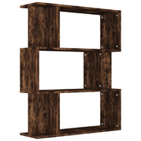 Libreria/Divisorio Rovere Fumo 80x24x96 cm in Legno Multistrato 815243