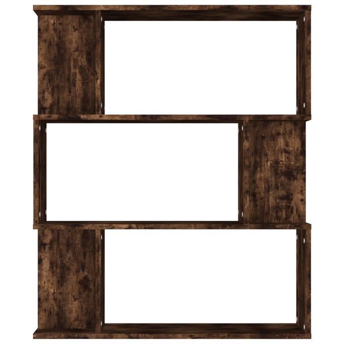 Libreria/Divisorio Rovere Fumo 80x24x96 cm in Legno Multistrato 815243