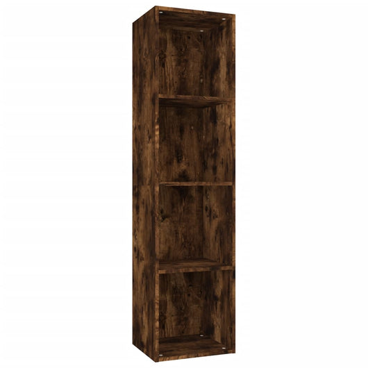 Libreria/Mobile TV Rovere Fumo 36x30x143cm in Legno Multistrato cod mxl 18187