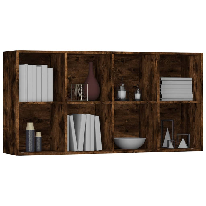 Libreria/Credenza Rovere Fumo 66x30x130 cm in Legno Multistrato cod mxl 20645