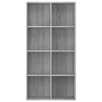 Libreria/Credenza Grigio Sonoma 66x30x130 cm Legno Multistrato cod mxl 6549