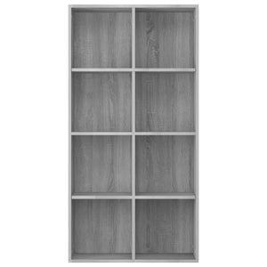 Libreria/Credenza Grigio Sonoma 66x30x130 cm Legno Multistrato cod mxl 6549