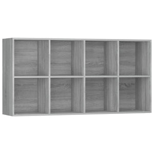 Libreria/Credenza Grigio Sonoma 66x30x130 cm Legno Multistrato cod mxl 6549