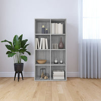 Libreria/Credenza Grigio Sonoma 66x30x130 cm Legno Multistrato cod mxl 6549