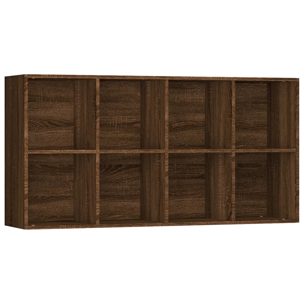 Libreria/Credenza Rovere Marrone 66x30x130 cm Legno Multistrato 815251