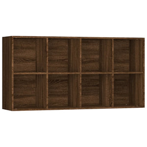 Libreria/Credenza Rovere Marrone 66x30x130 cm Legno Multistrato 815251