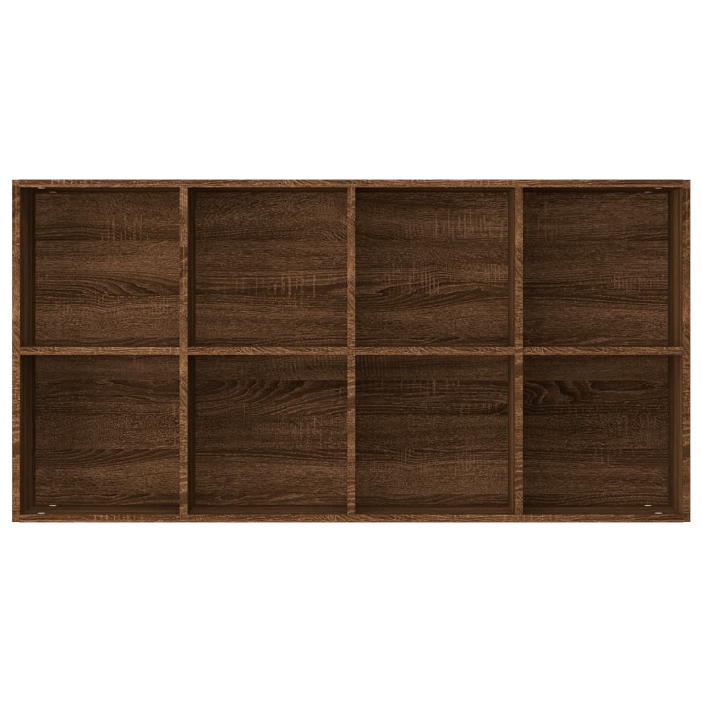 Libreria/Credenza Rovere Marrone 66x30x130 cm Legno Multistrato 815251