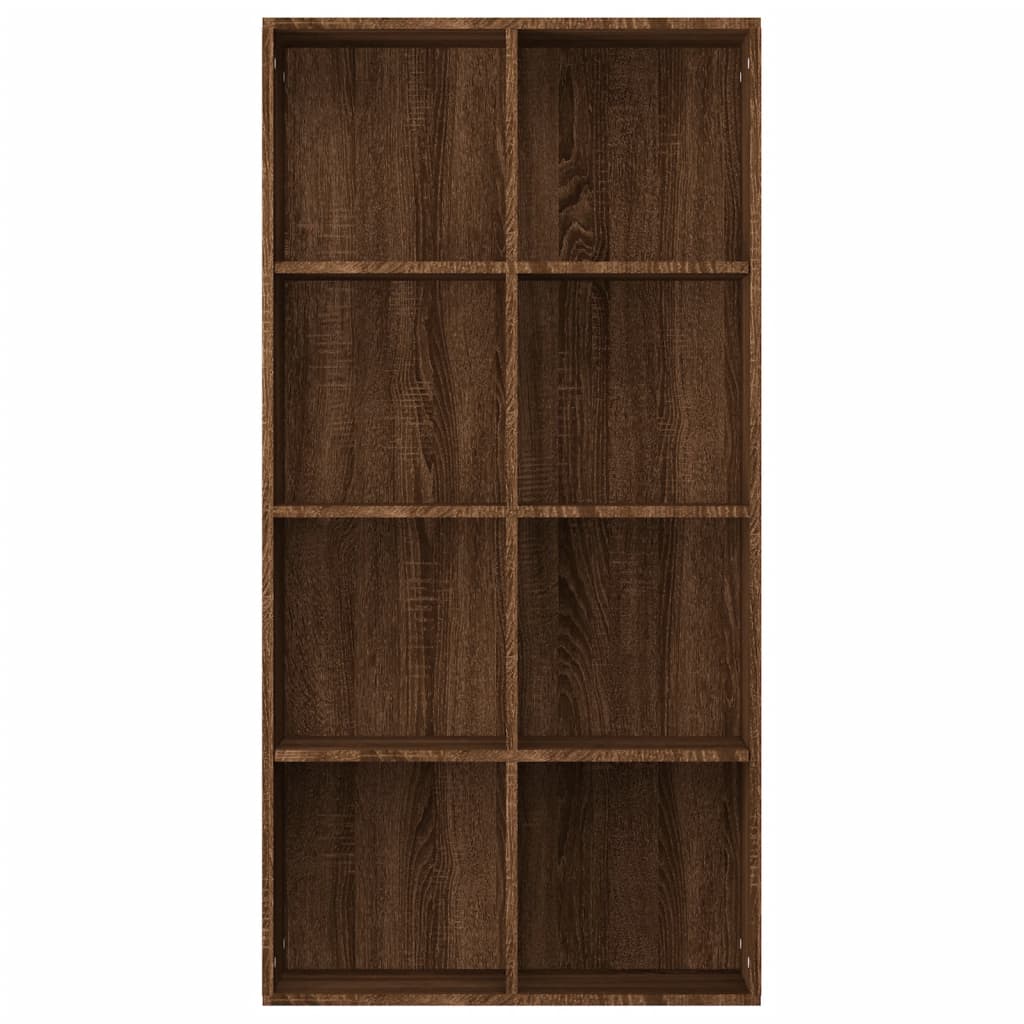 Libreria/Credenza Rovere Marrone 66x30x130 cm Legno Multistrato 815251