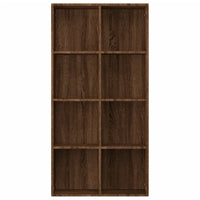 Libreria/Credenza Rovere Marrone 66x30x130 cm Legno Multistrato 815251