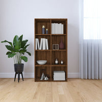 Libreria/Credenza Rovere Marrone 66x30x130 cm Legno Multistrato 815251