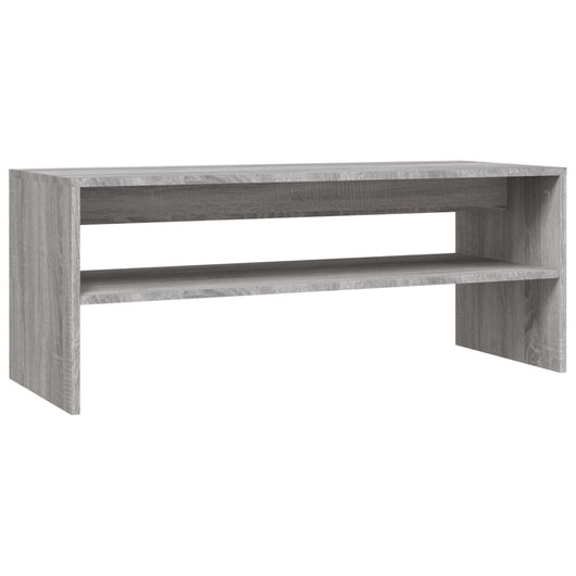 Tavolino da Salotto Grigio Sonoma 100x40x40cm Legno Multistrato cod mxl 25451