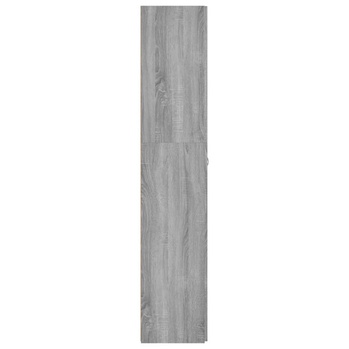 Scarpiera Grigio Sonoma 80x35,5x180 cm in Legno Multistrato 815277