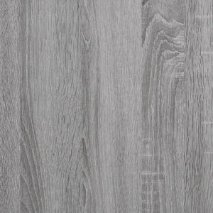 Scarpiera Grigio Sonoma 80x35,5x180 cm in Legno Multistrato 815277