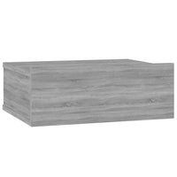 Comodini Pensili Grigio Sonoma 2pz 40x30x15cm Legno Multistrato cod mxl 30404