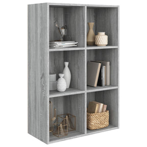 Libreria/Credenza Grigio Sonoma 66x30x98 cm Legno Multistrato cod mxl 19253