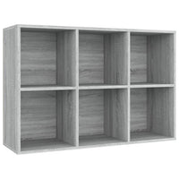 Libreria/Credenza Grigio Sonoma 66x30x98 cm Legno Multistrato cod mxl 19253