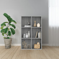 Libreria/Credenza Grigio Sonoma 66x30x98 cm Legno Multistrato cod mxl 19253