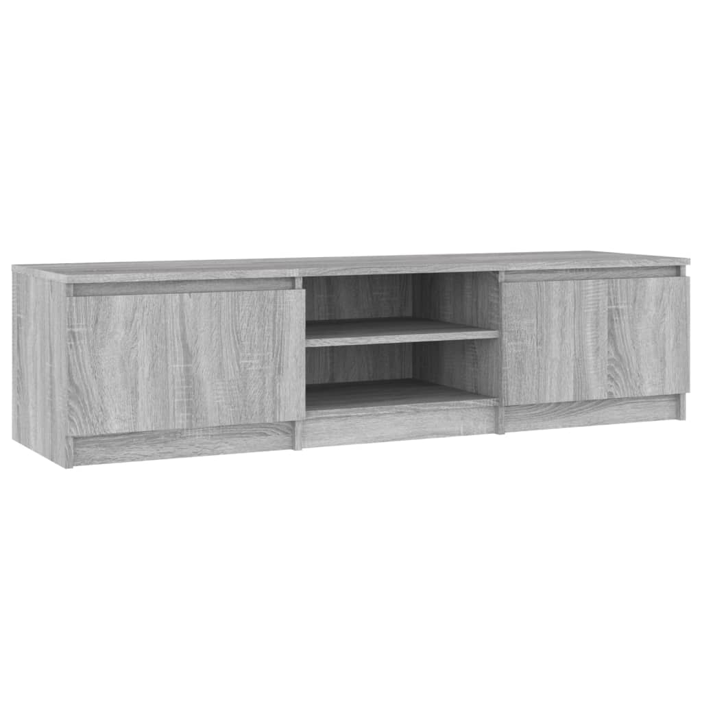 Mobile TV Grigio Sonoma 140x40x35,5 cm in Legno Multistrato cod mxl 7630