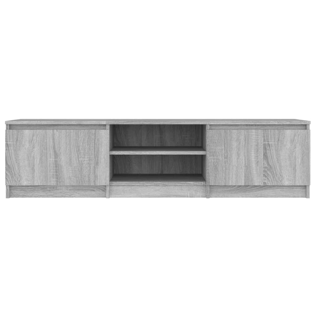 Mobile TV Grigio Sonoma 140x40x35,5 cm in Legno Multistrato cod mxl 7630