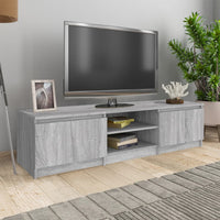 Mobile TV Grigio Sonoma 140x40x35,5 cm in Legno Multistrato cod mxl 7630