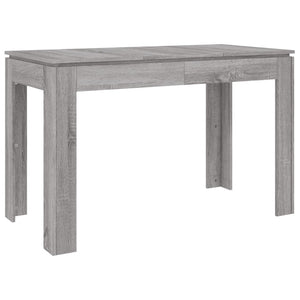 Tavolo da Pranzo Grigio Sonoma 120x60x76 cm Legno Multistrato cod mxl 13601