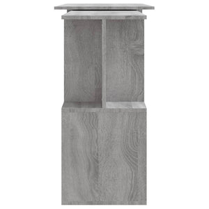 Scrivania Angolare Grigio Sonoma 200x50x76 cm Legno Multistrato 815424