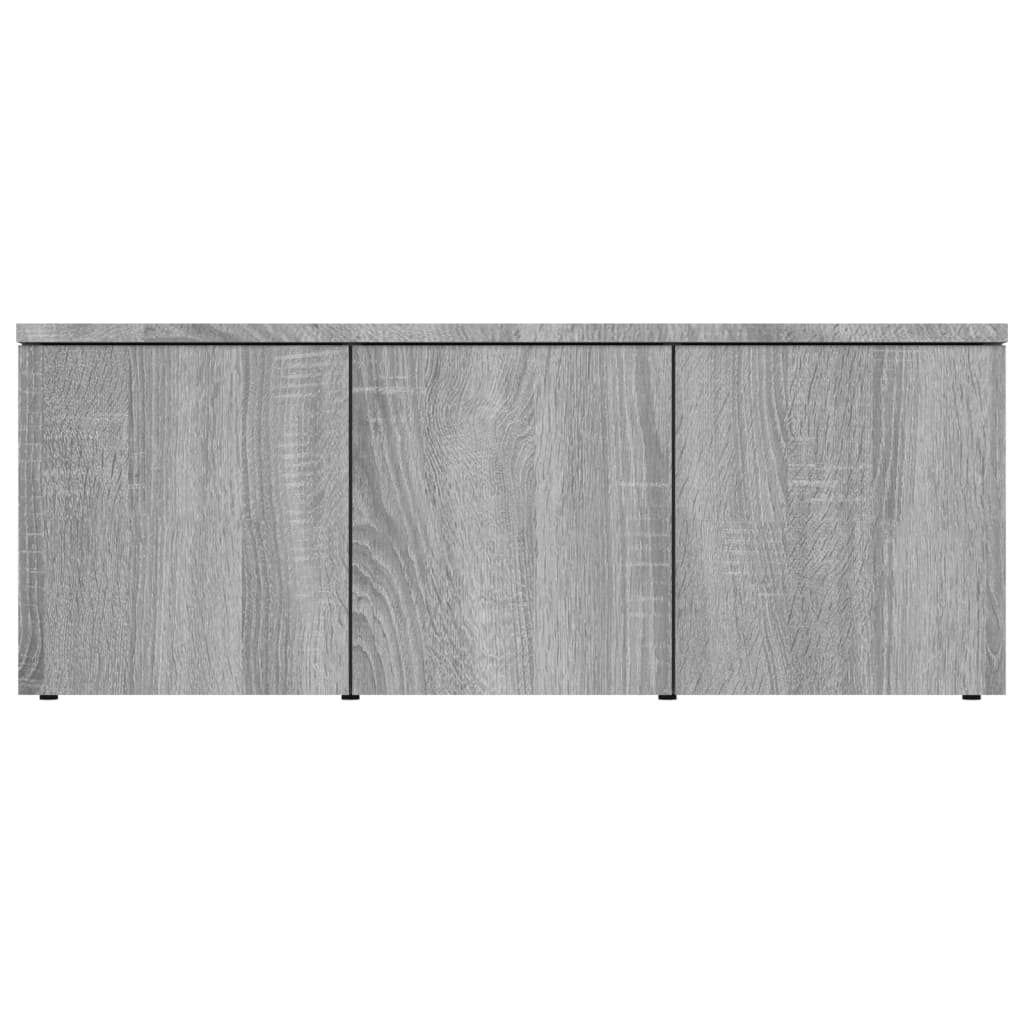 Mobile Porta TV Grigio Sonoma 80x34x30 cm in Legno Multistrato 815499