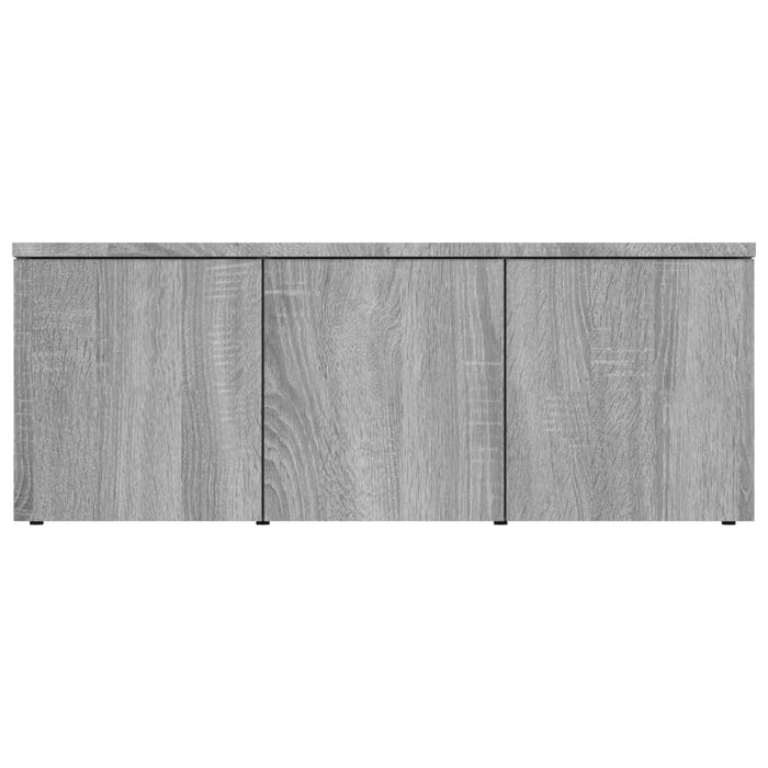 Mobile Porta TV Grigio Sonoma 80x34x30 cm in Legno Multistrato 815499