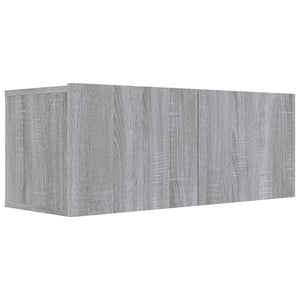 Mobile TV Grigio Sonoma 80x30x30 cm in Legno Multistrato 815505