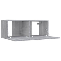 Mobile TV Grigio Sonoma 80x30x30 cm in Legno Multistrato cod mxl 6066