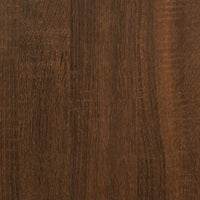 Scrivania Rovere Marrone 90x45x76 cm in Legno Multistrato 815509