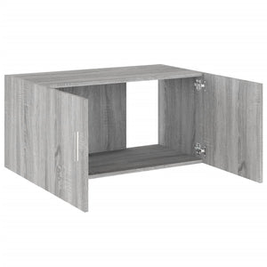 Armadietto da Parete Grigio Sonoma 80x39x40cm Legno Multistrato 815514