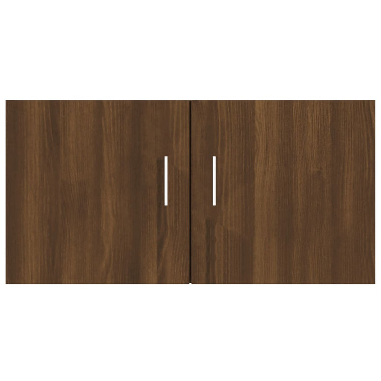 Armadietto a Parete Rovere Marrone 80x39x40cm Legno Multistrato cod mxl 42853